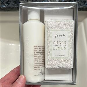 Fresh Brand Sugar Lemon Lotion and Soap Duo